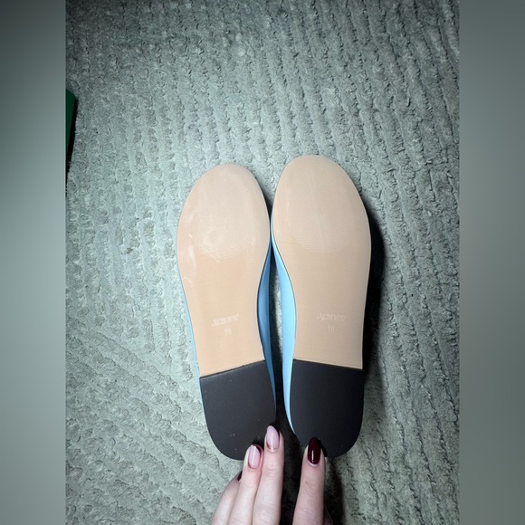 NWT J. Crew “City Blue” Ballet Flats with Andi Keyhole detail - Picture 5 of 12